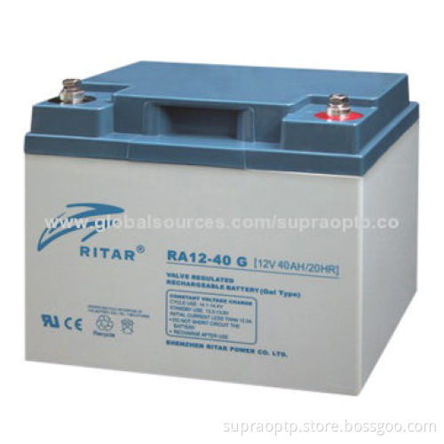 True Nano Gel Motorcycle Battery with Extreme Temperature Resistance & 12V/40Ah Capacity